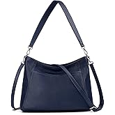 befen Genuine Leather Purse for Women Soft Leather Hobo Crossbody with 2 Detachable Straps Large Womens Purses And Handbags
