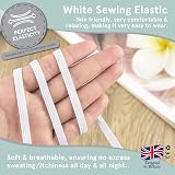Smith's White Elastic Band 6mm x 10m Flat Cord Sewing Haberdashery view 2