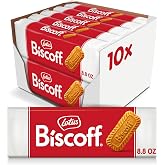 Lotus Biscoff, Caramelized Biscuit Cookies, non GMO + Vegan - 8.8 Ounce (Pack of 10) [Packaging may vary]