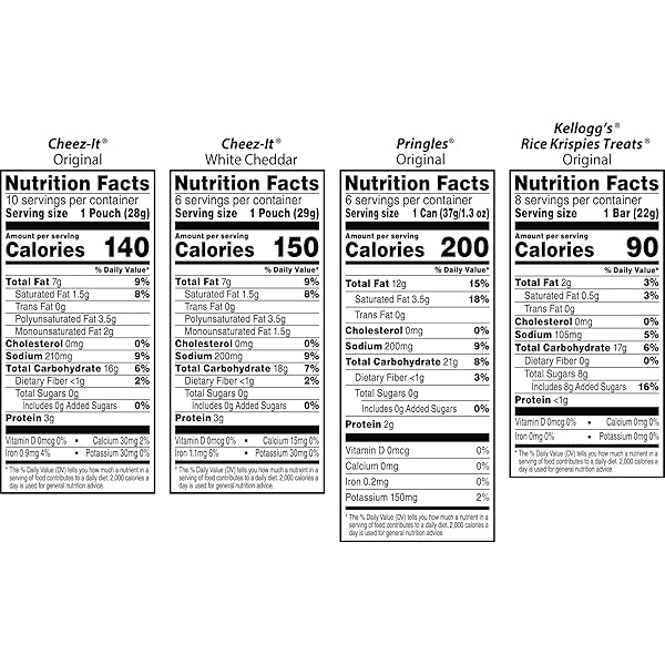 KELLOGG’S CHEEZ-IT, PRINGLES & RICE KRISPIES TREATS SNACKS MEGA VARIETY PACK, 30.1OZ BOX (30 COUNT)