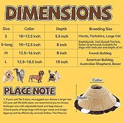ROYALAY Soft Dog Cone for Dogs After Surgery, Pet