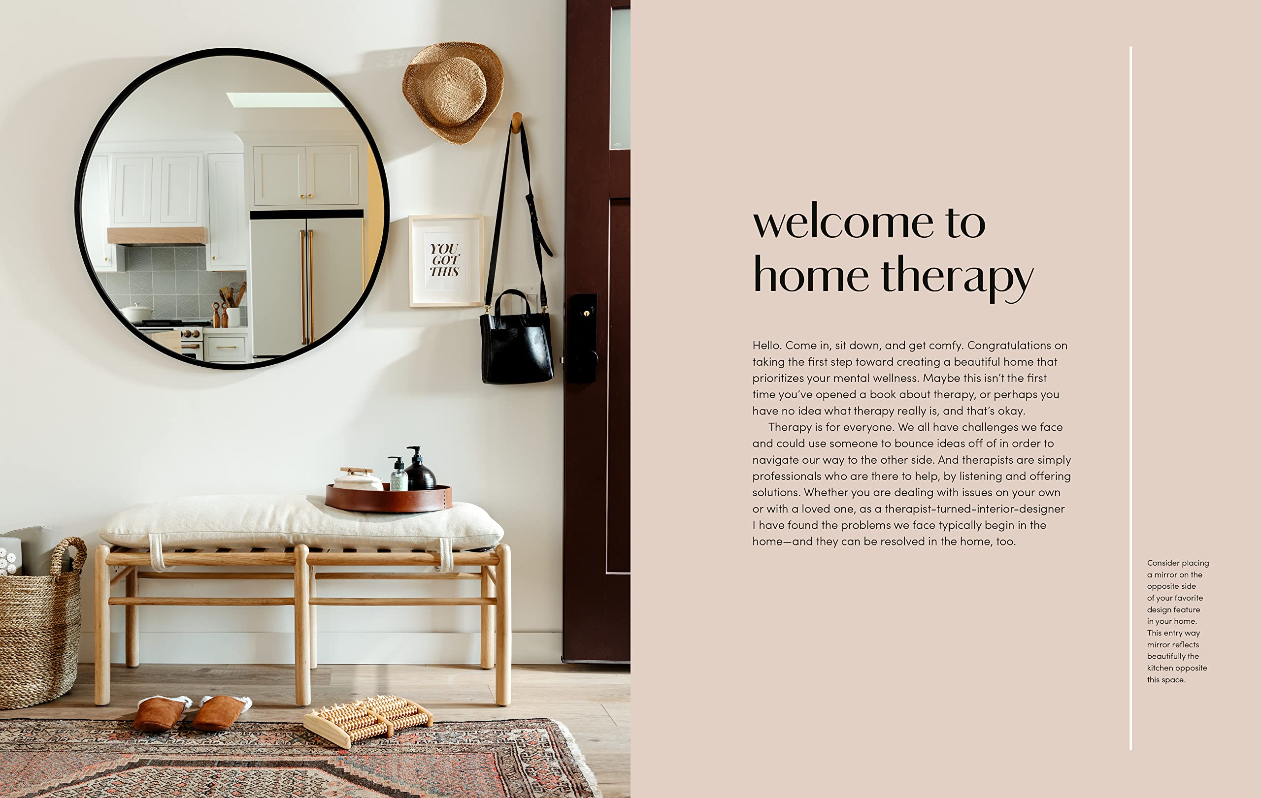 Home Therapy: Interior Design for Increasing Happiness, Boosting Confidence, and Creating Calm: An Interior Design Book