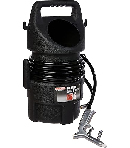 Pistolet à Sablage Pneumatique – Alimentation Par Gravité, Buse Céramique, Jaune
