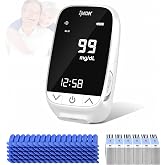IMDK Blood Glucose Monitor Kit, Strips &amp; Lancets for Diabetes (100 Count) | Blood Sugar Testing Kit, 1 Control Solution, 1 Lancing Device, &plusmn;9% Accuracy, No Coding, Large Display Glucometer Home Use