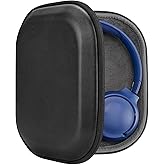 Geekria Shield Headphones Case Compatible with JBL Tune 520BT, Tune 510BT, Tune 660NC, Tune 560BT, Jr 310BT Case, Replacement Hard Shell Travel Carrying Bag with Cable Storage (Black)