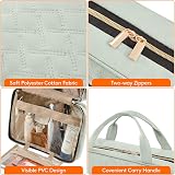 Lifewit Large Travel Toiletry Bag Hanging Organizer Mint Green view 4