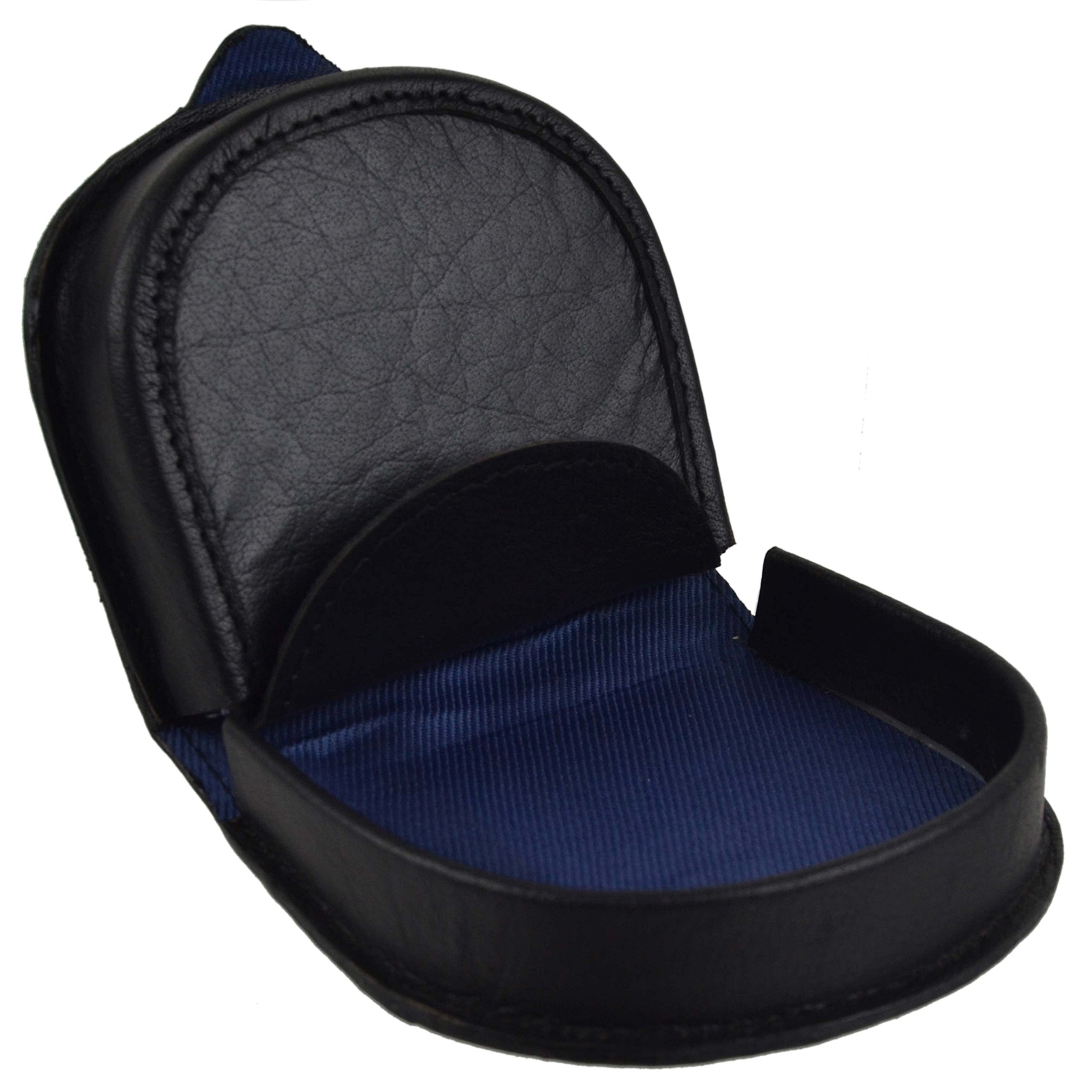 Underwood & Tanner Mens Leather Coin Tray Change Wallet Gift Boxed - Black