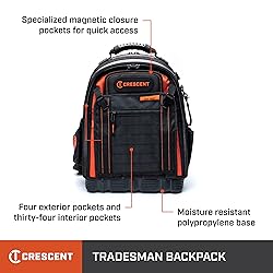 Crescent Tool Bag Backpack - CTB1000