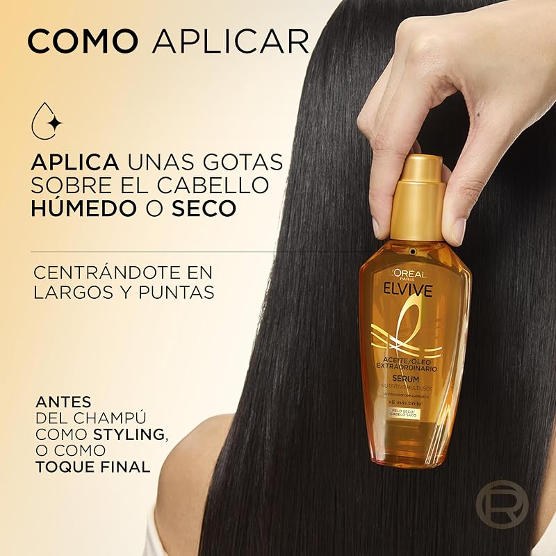 L'Oréal Paris Elvive Aceite Extraordinario Sérum Nutritivo Multiusos, 100ml