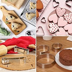 HARFINGTON Teardrop/Raindrop Cookie Cutter Set