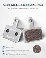 AGPTEK Bike Brake Pads 4 Pairs Disc Brake Pads for Shimano M515 M525 C501 C601 view 3
