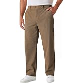 COOFANDY Men's Corduroy Pant Straight Fit Flat Front Casual Dress Slacks | Hybrid Waistand, Soft, Breathable, Resistant to Pilling Fine-Wale Corduroy, Old Money, Everyday, Weekend, Work Wear