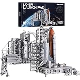 Piececool 3D Puzzles LC-39 Launch Pad Metal Model Kit for Adults Space Shuttle Metal Puzzles Collectible Interactive DIY Building Model, Engineering Gifts for Men Teens 16+, Desk Decor