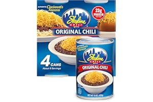 Skyline Chili, 15 oz Cans (4-Pack) – Authentic Cincinnati-Style Ground Beef, No Beans, High-Protein Hot Dog Sauce, Ready to Heat