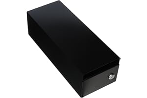 Qualarc LKIT Galvanized Steel Universal Locking Insert for E1 Economy Mailboxes 14.9"D x 5.8"W x 4.5"H