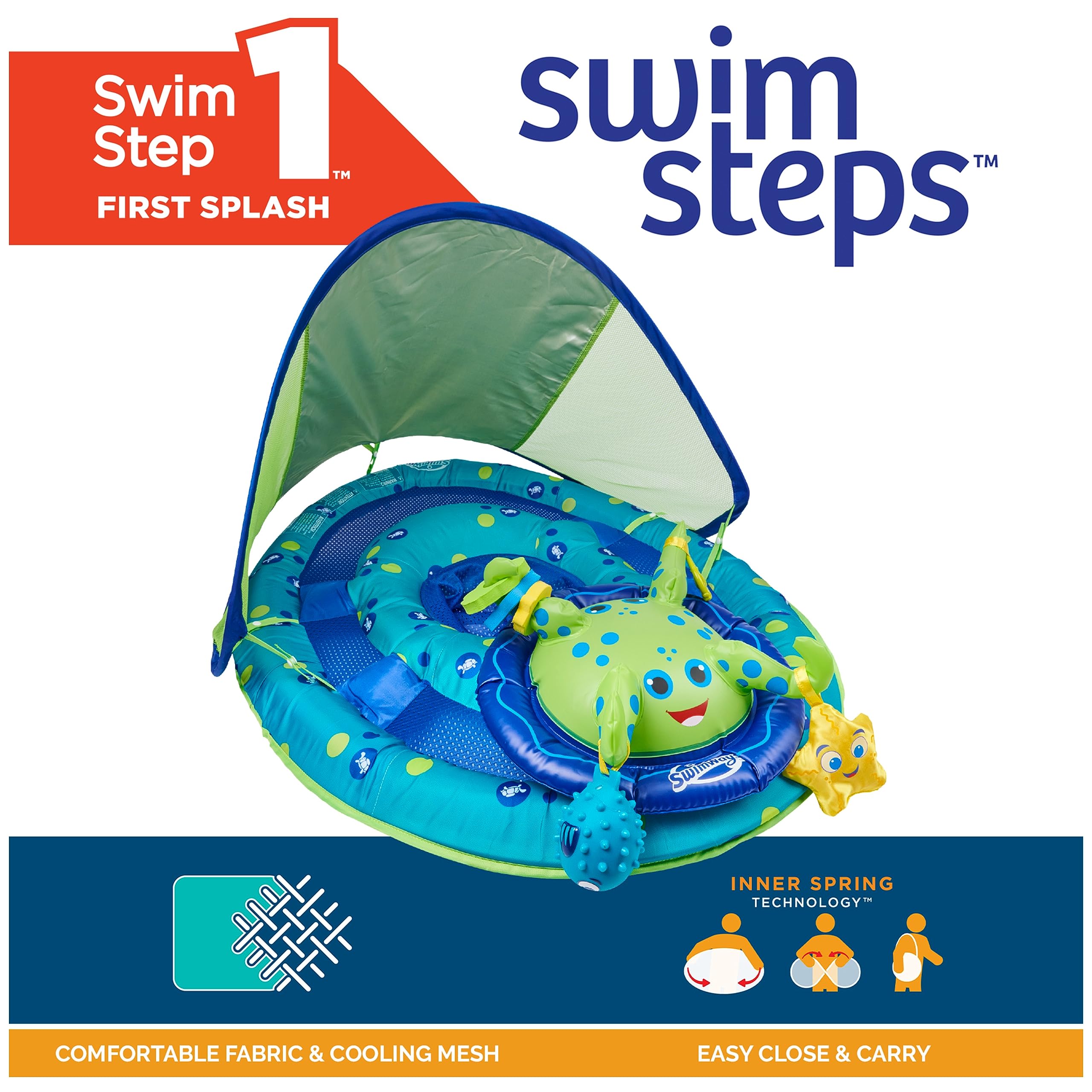 SwimWays Baby Spring Float Splash N Play
