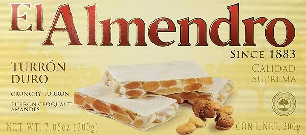EL ALMENDRO CRUNCHY ALMOND TURRON (TURRON DURO) 7.05 OZ (200 G)
