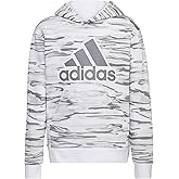 adidas boys Long Sleeve Camo Print Hoodie
