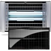 Catchmaster Vector Plasma Grilled Commercial UV Fly Light Trap, 3,100 Sq Ft | Bug Zapper Alternative And Sticky Fly Trap For Restaurants And Kitchens, Dual Glue Boards, Open Grill For Back Of House