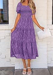 PRETTYGARDEN Women's 2025 Summer Casual Midi