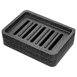 MoKo Soap Dish, Dual-Layer Resin Bar Soap Tray
