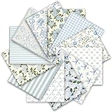 JarThenaAMCS 12Pcs Hydrangea Cotton Fabric Bundles