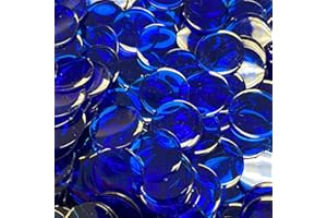 MR CHIPS Plastic Bingo for Games 500 Count - Solid and Transparent Colors Counting 19 Color Choices 3/4 Inch 7/8