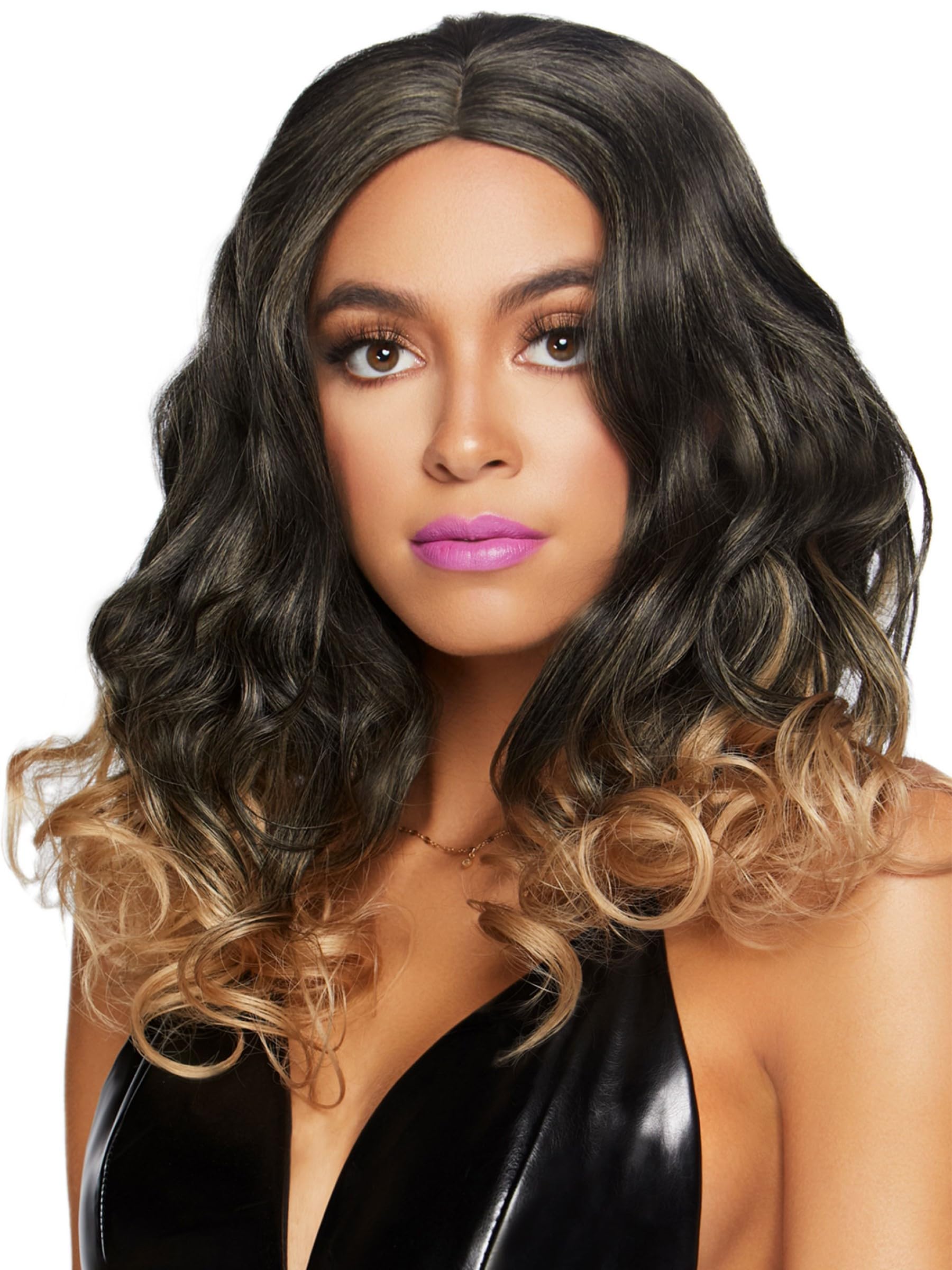 Leg Avenue Curly-Ombre Long Bob Wig, 300 g