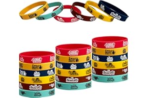 FSHANEE 24Pcs Happy Grandparents Day Rubber Bracelets Best Grandma Grandpa Ever Party Supplies Silicone Wristbands Grandparents Birthday Party Favors Thanks Grandparents Party Gift Goodie Bag Fillers Stuff