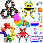 15Pack Fidget Toys Bulk for Adult Kids Age 5-7, 8-12, Figette Classroom Must Have Back to School Gifts for Students Treasure Prize Box Sensory Autism Travel Must Have ADHD Autistic Stress Anxiety