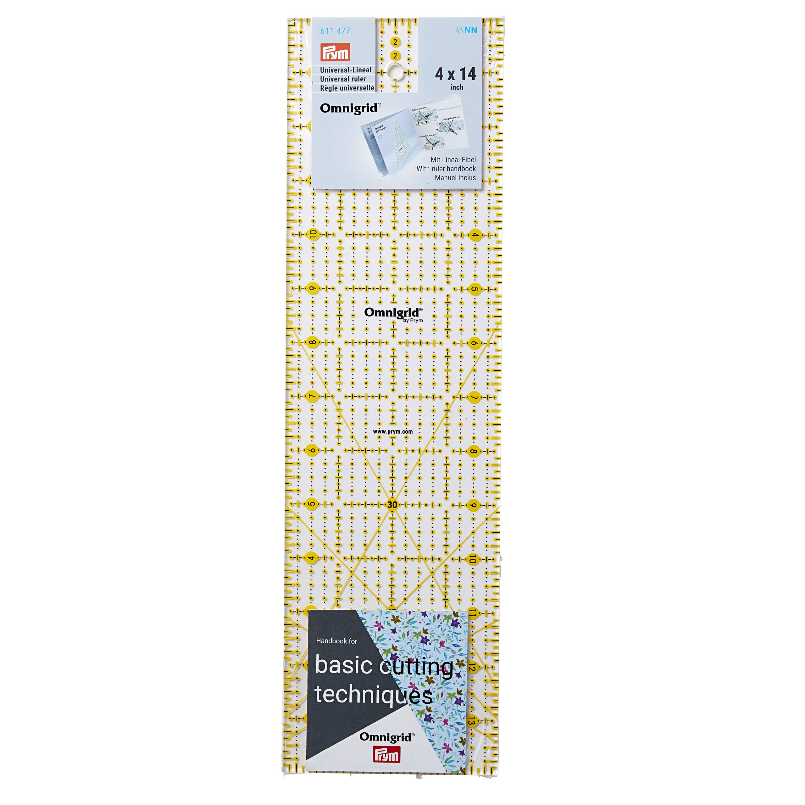 Prym - Prym Omnigrid Universal (4 x 14 Inch) Ruler - 1 Unit