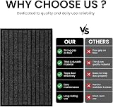 Cozy Haven Rubber Runner Rug 80x150 cm Non-Slip Indoor Outdoor Black view 5