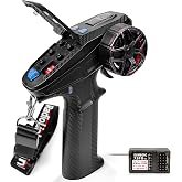 DUMBORC X6PM-350 6CH Mini RC Radio Transmitter with X6FG Gyro Receiver | 2.4GHz, Portable Remote Controller, Low Voltage Alarm, Fail-Safe Function, Mixed Mode, for RC Vehicle Car, Boat, Tank Model