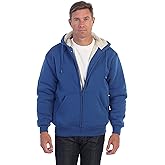 Gioberti Men's Soft Heavyweight Sherpa Lined Fleece Hoodie Jacket