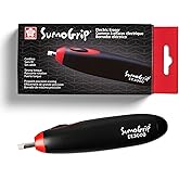 Sakura EE-3000 SumoGrip Electric Eraser Kit, Cordless, Black | Precision Detail Erasing for Artists, Drawing, Reductive Art &amp; Illustration, Fine Highlights, 2 AAA Batteries Included