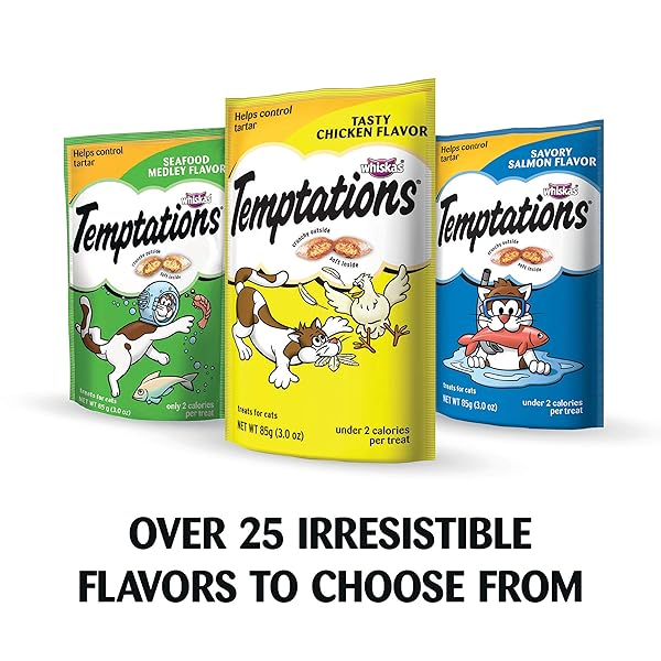 TEMPTATIONS CLASSIC TREATS FOR CATS CREAMY DAIRY FLAVOR 16 OUNCES