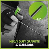 Tracer Replacement Lead Set 12 x 2.8mm Graphite Leads for Tracer Pencil view 4