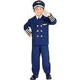 Rubies Child's Forum Airline Pilot Costume, Medium for Themed Parties and Halloween