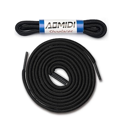 AOMIDI Pair Shoelaces Round Athletic Shoes Lace for Boot Laces