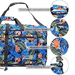 Woogwin Travel Duffel Bag Large Foldable Waterproof