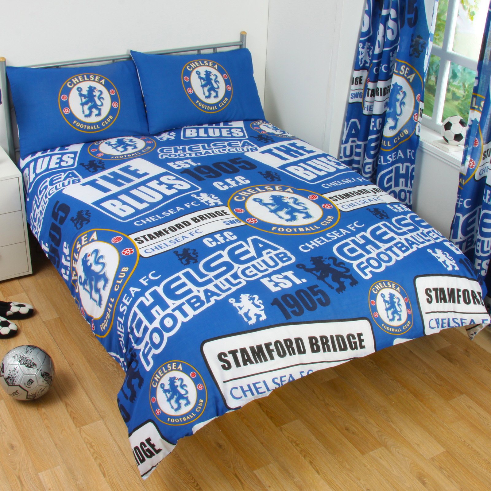 Chelsea New F.C. Patch Blue Double Duvet Cover