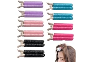 Dafeng Volumizing Hair Clips, 10PCS Volume Clips for Hair, Root Clips for Hair Volume, Fluffy Hair Volumizer Clips, Instant Hair Volumizing Clips for Women. (Black, Pink, Blue, Purple,Red)