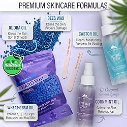 Tress Wellness Waxing Kit for Brazilian Wax - Easy
