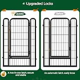 Yaheetech Lightweight Dog Playpen 8 Panels 100cm Fence Portable RV Camping view 8