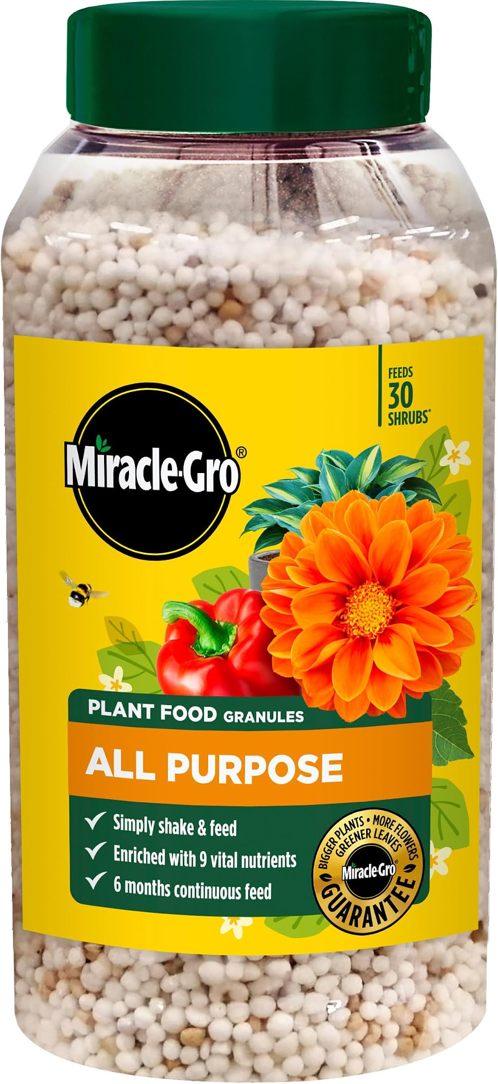 Miracle-Gro Continuous Release All Purpose Plant Food 900G White
