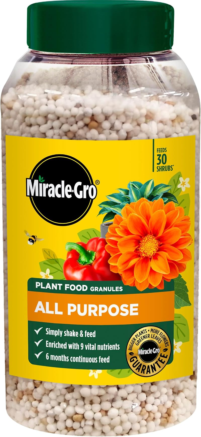 Miracle-Gro Continuous Release All Purpose Plant Food 900G White