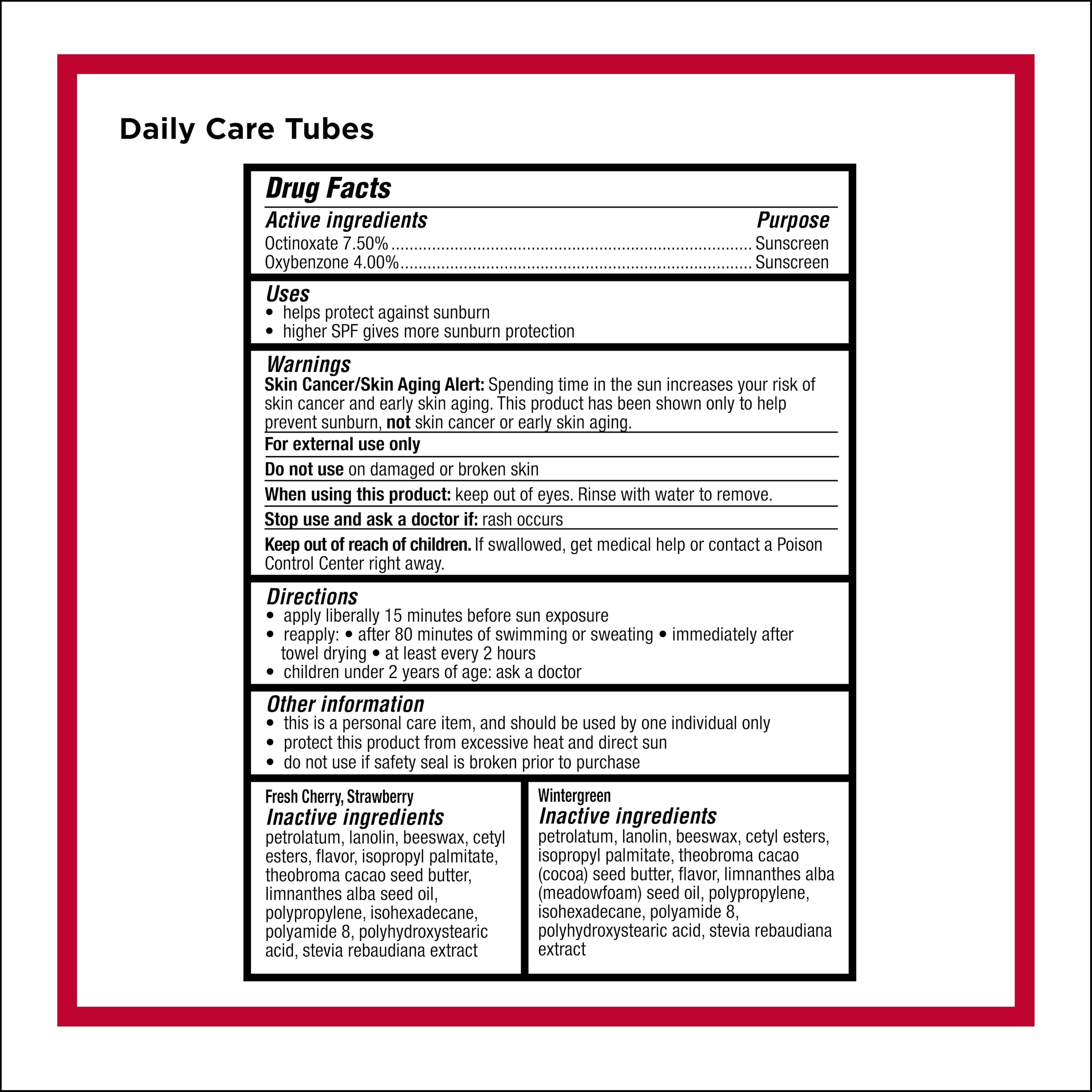 Carmex Daily Care Moisturizing Lip Balm Pack, SPF 15, Multi-Flavor Lip Care Variety Pack Bag, 9 Count (3 Tubes, 6 Sticks)