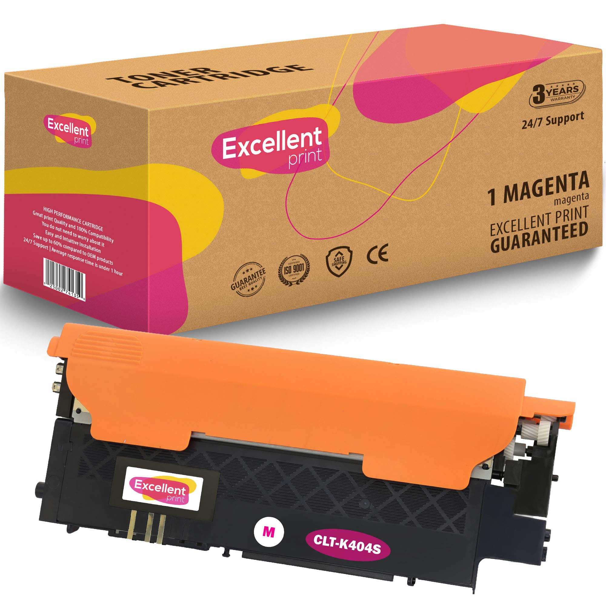 Excellent Print CLT-K404S CLT-C404S CLT-M404S CLT-Y404S Compatible Toner cartridge for Samsung Xpress SL-C430W SL-C430 SL-C480W SL-C480FW