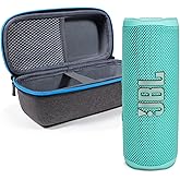JBL Flip 6 (Teal) + Bundle with divvi! Protective Hardshell Case