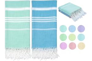 Widdonen Turkish Beach Towel Quick Dry Absorbent Cotton Lightweight Thin Bathroom Bath Pool Swim Towels Extra Large Oversized Sand Free Towel Beach Accessories Essentials Stuff Cloud Gift for Adults